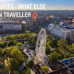 Daire Economy Downtown Design - Free Parking - Balcony - Super Puplic Transport - Ac, Budapeşte